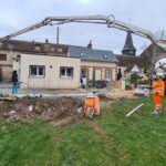 Travaux d'une extension de maison